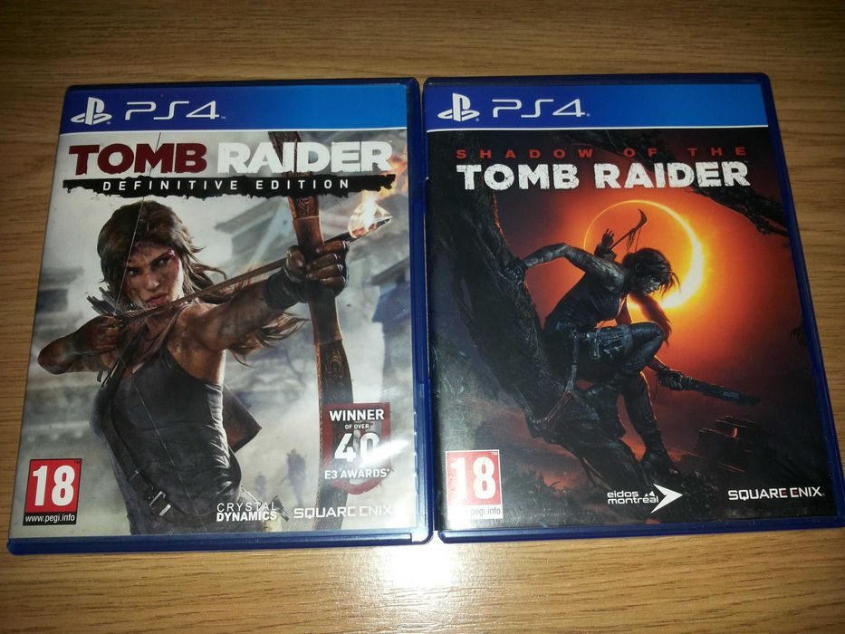 Tomb Raider: Definitive Edition + Shadow of the Tomb Raider ps4 PL