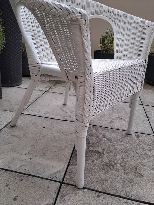 Krzeslo ratanowe ogrodowe Ikea
