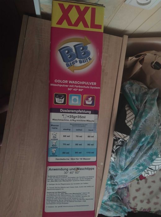 порошок для прання концентрат з Польщі Blau Blitz