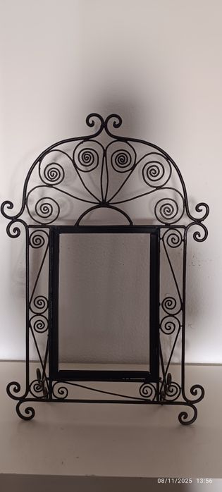 Moldura ferro forjado feita à mão 72x48