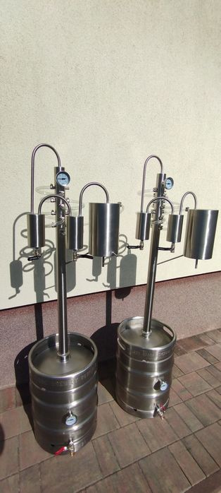Destylator, keg 50 L, odstojniki