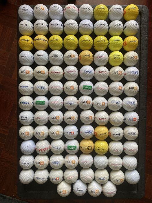 100 Bolas para treino Driving Range + oferta de 12 inesis 100