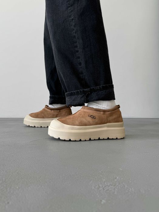 Уггі Ugg Tasman Hybrid Low Chestnut premium унісекс угги осінні/зимові овчина