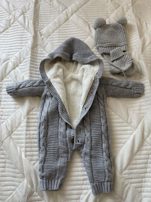 Утеплений комбінезон, чоловічок, 56-62 р.