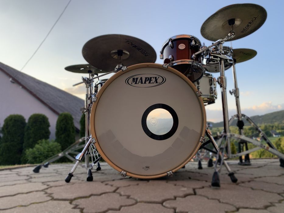 Perkusja Mapex Meridian Birch + Istanbul Agop + hardware +pokrowce
