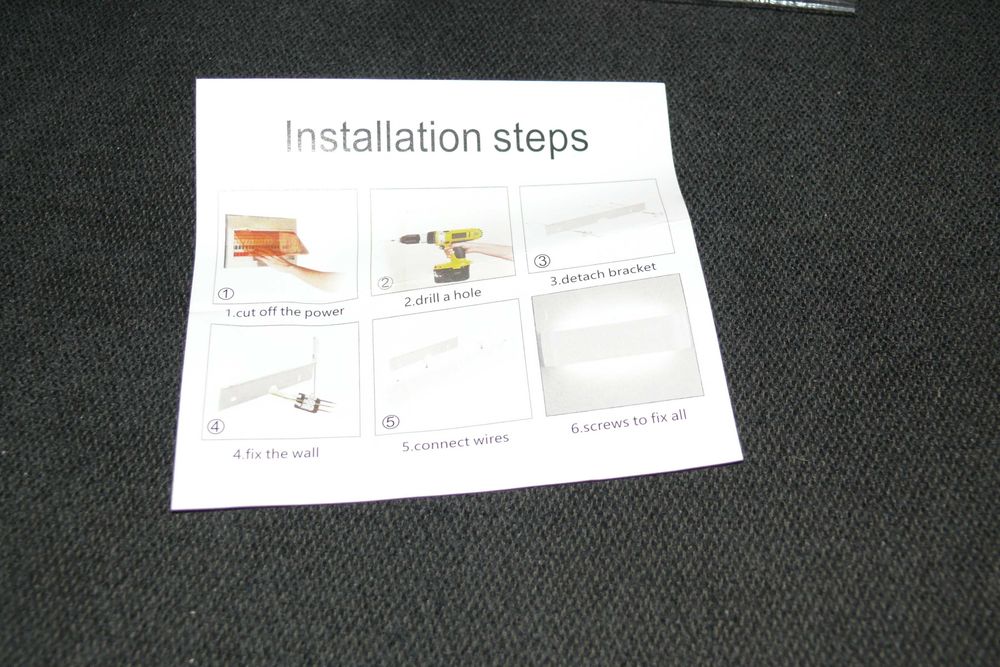 Aplique de luz Parede