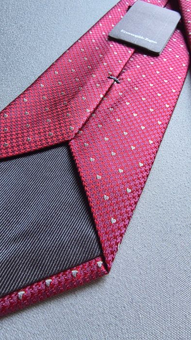 krawat jedwabny ERMENEGILDO ZEGNA