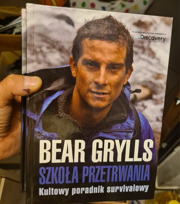Bear Grylls "szkoła przetrwania" nowe dwie książki