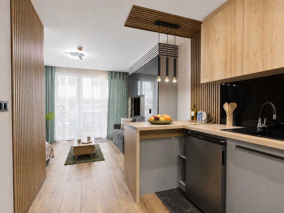 Nowoczesny apartament z miejscem postojowym - Gdańsk Śródmieście ul. Mostek 27 m²