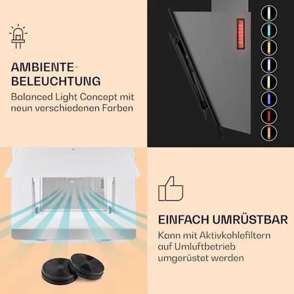 Кухонна витяжка  Aurora Eco 60 550 м3 / ч. світлодіодний дисплей