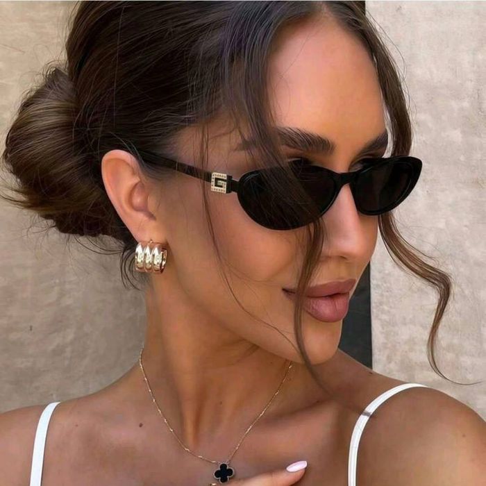 Окуляри чорні  GUCCI гуччі жіночі сонцезахисні