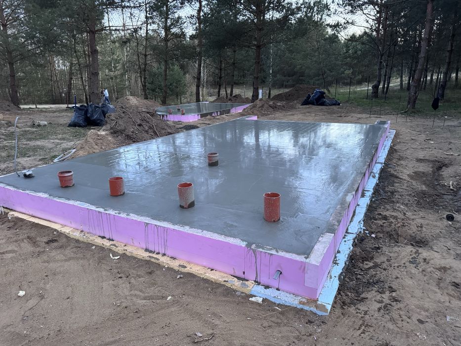 Budowa domow , Fundamenty,Płyty fundamentowe,zagęszczanie pod płyty fundamentowe, niwelacja terenupod domy i garaże – solidne wykonanie