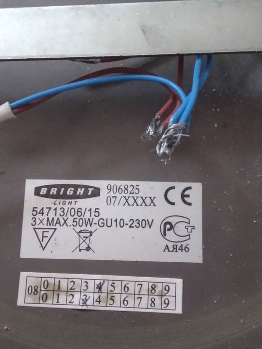 Plafon okrągły 3 punktowy