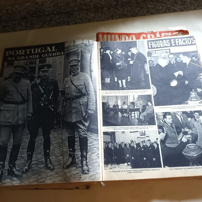 Revistas MUNDO GRÁFICO foram encadernadas mas tem faltas e ou falhas