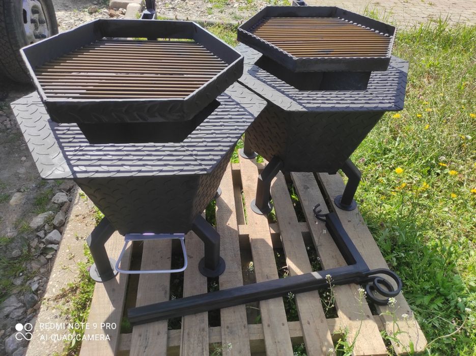 Grill ogrodowy palenisko do palenia drewnem