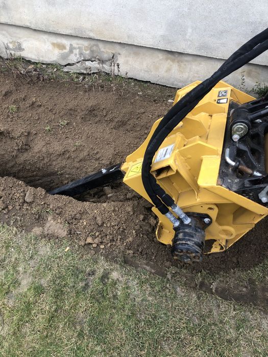 Usługi koparką łańcuchową, drenaże , odwodnienia