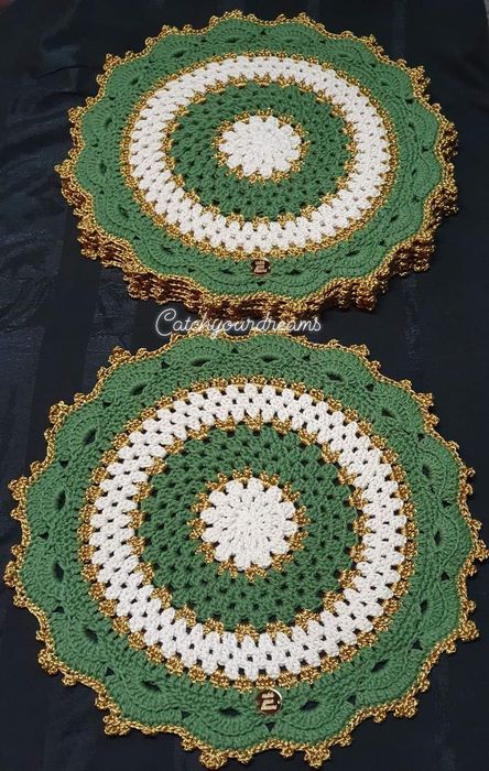 Jogo americano crochet / sousplat