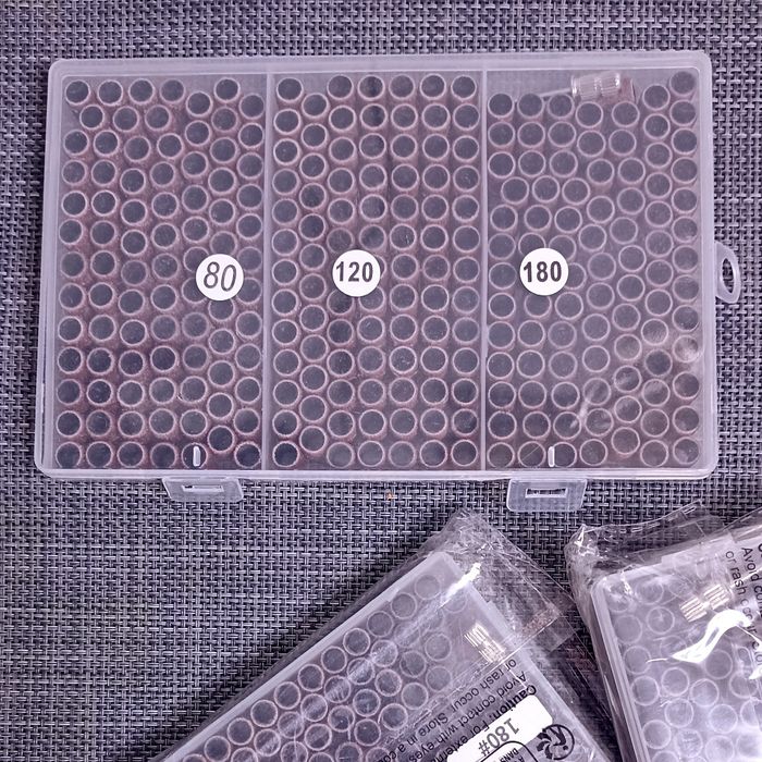 268шт. насадок для гравера, Dremel - шліфувальні барабани + тримач