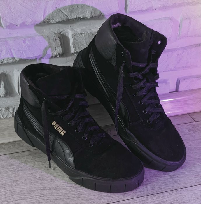 Чоловічі замшеві черевики в стилі puma