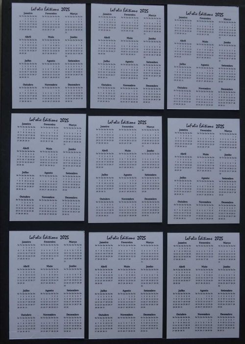 Calendarios de Alcobaça 9 unidades    - olx X11088