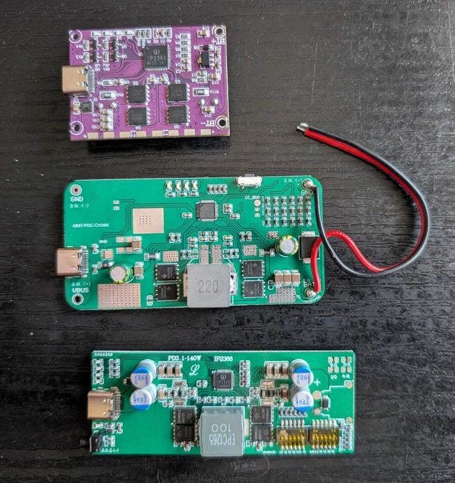 плата повербанка 140w 100w IP2368 IP2366 PD3.1 2S 3S 4S 5S 6S  Lifepo4