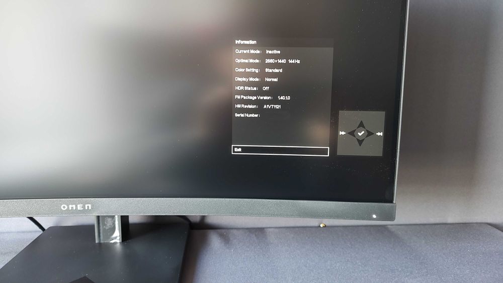 Monitor LED HP OMEN 32c WQHD 165Hz 1ms