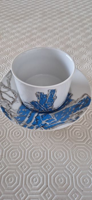 Chavena Porcelana Portugal Edição Limitada Tomás Taveira