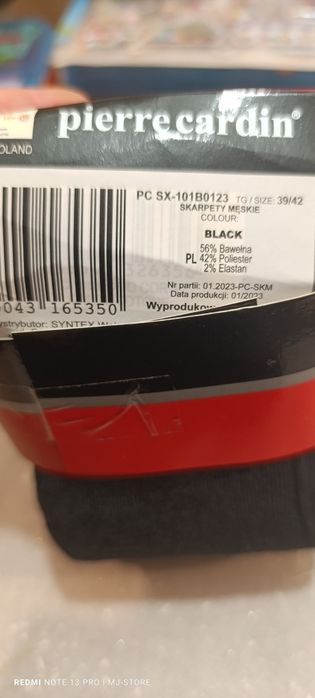 3 pack skarpety męskie Pierre Cardin
