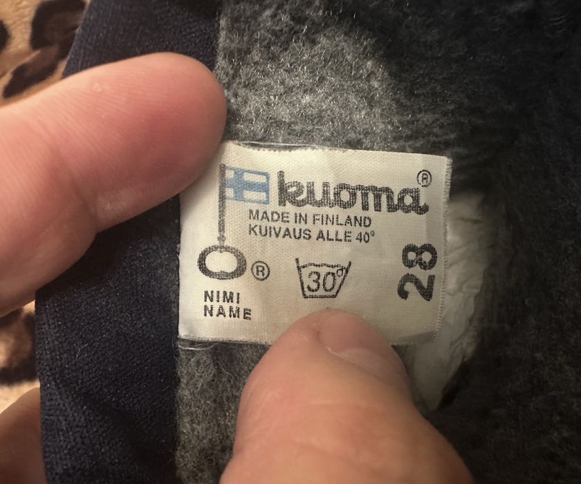 Дитячі валєночкі Kuoma оригінал. Розмір 28