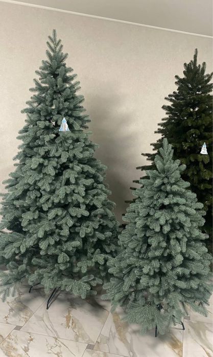 ЛИТІ ЯЛИНКИ ПРЕМІУМ - Зелені та Блакитні - Як Справжні АКЦІЯ