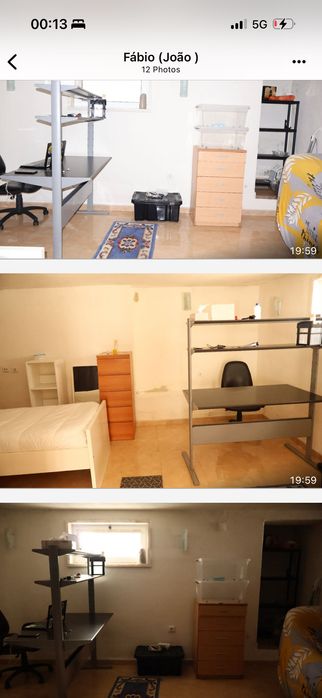 Quarto estúdio para estudantes universitários