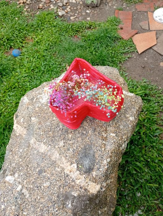 Vasos feito á mão