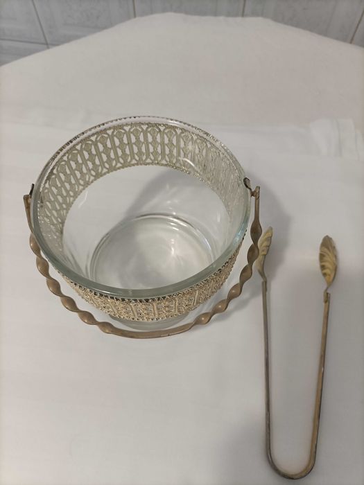 Ice Bucket with Golden Shell Application64586229846274122