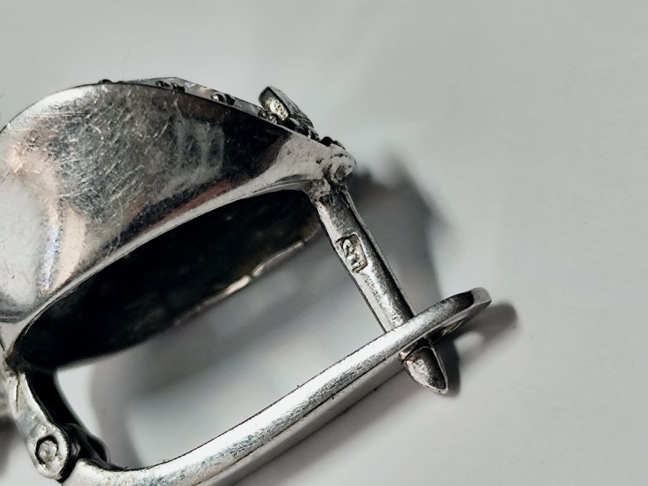 Stary wyrób - kolczyki - srebro 925 - vintage