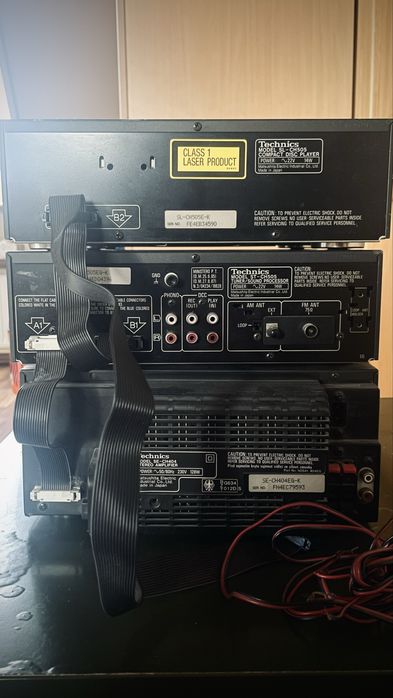 Technics 505 vintage hi-fi audio set + glosniki