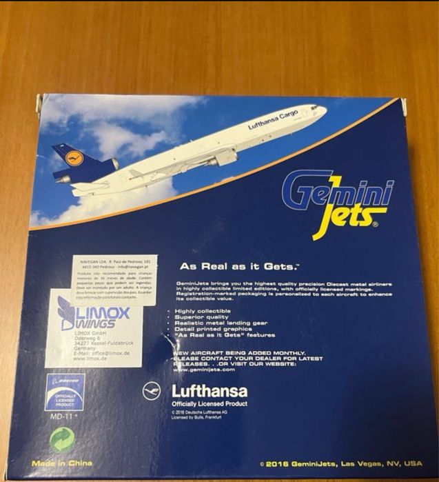 Gemini Jets lufthansa cargo MD-11 1/400