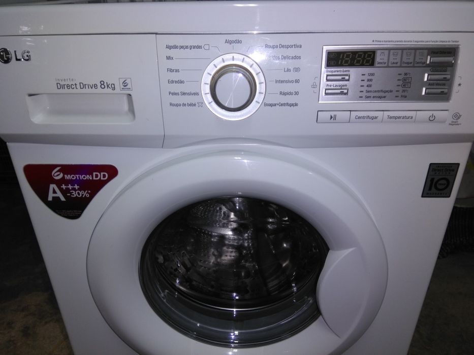 Máquina de lavar roupa LG 8 kg A+++