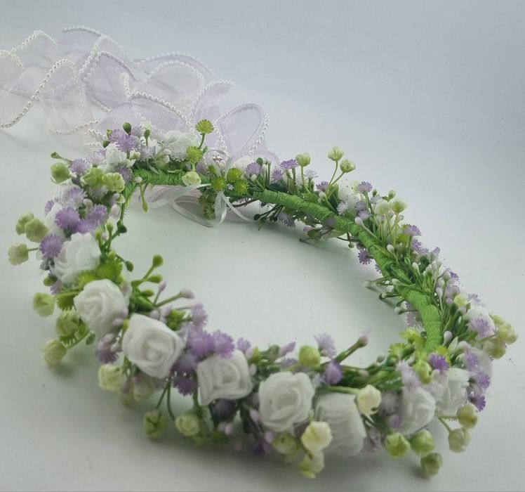 Wianuszek komuniny recznie wykonany