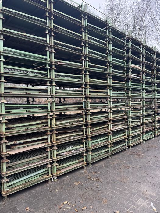 Kosze siatkowe metalowe typu gitterbox 1200x1000