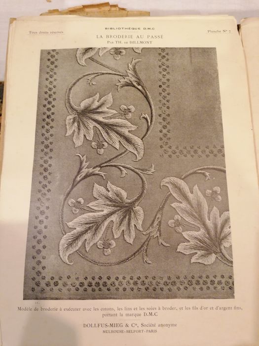 Desenhos rendas e bordados