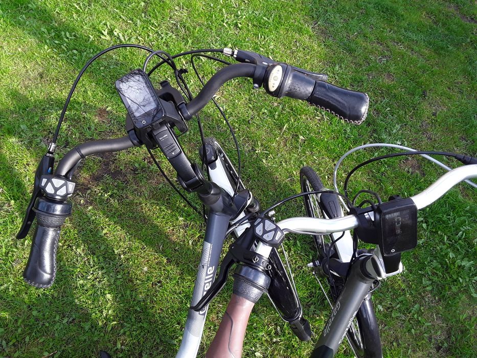 Piękny rower elektryczny Gazelle Panasonic PARKA