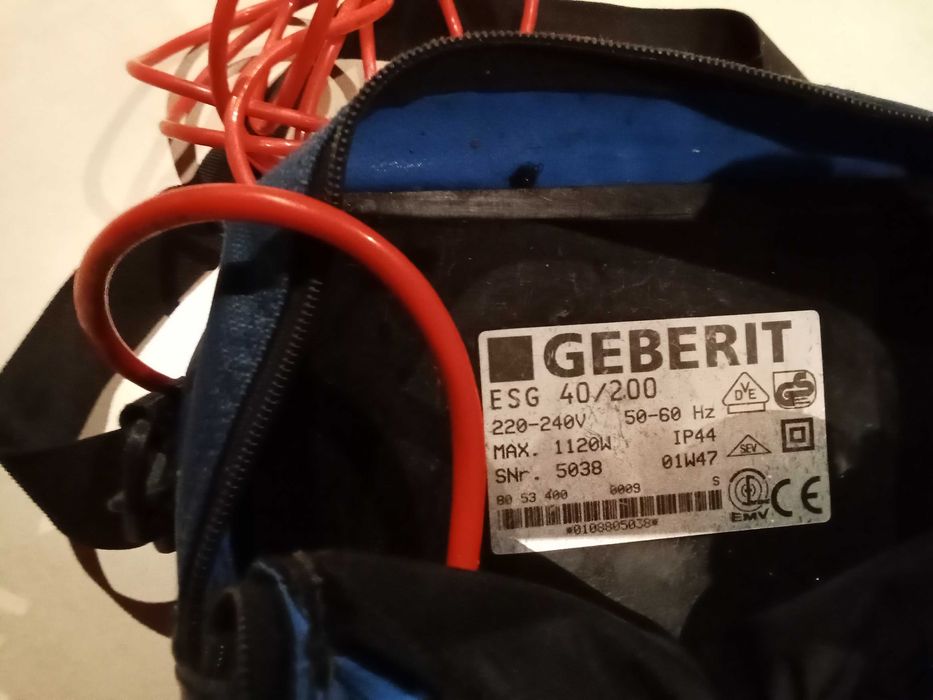 Máquina Geberit de soldar tubo