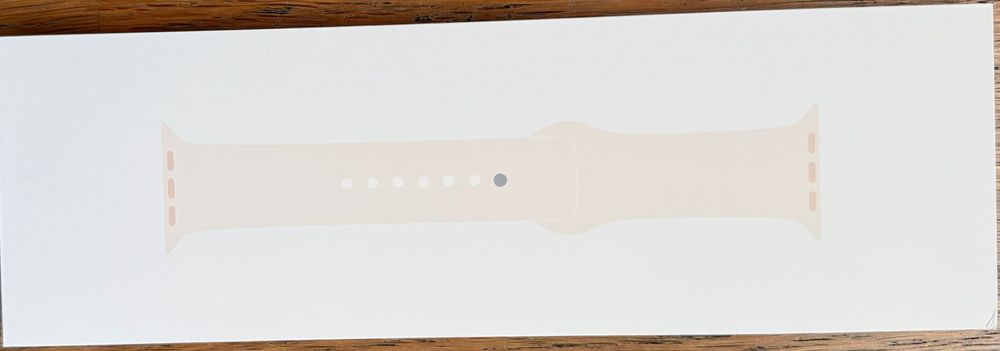 Apple Watch Series 10 42mm Rosa-Dourado com bracelete desportiva- novo, 3 anos de garantia