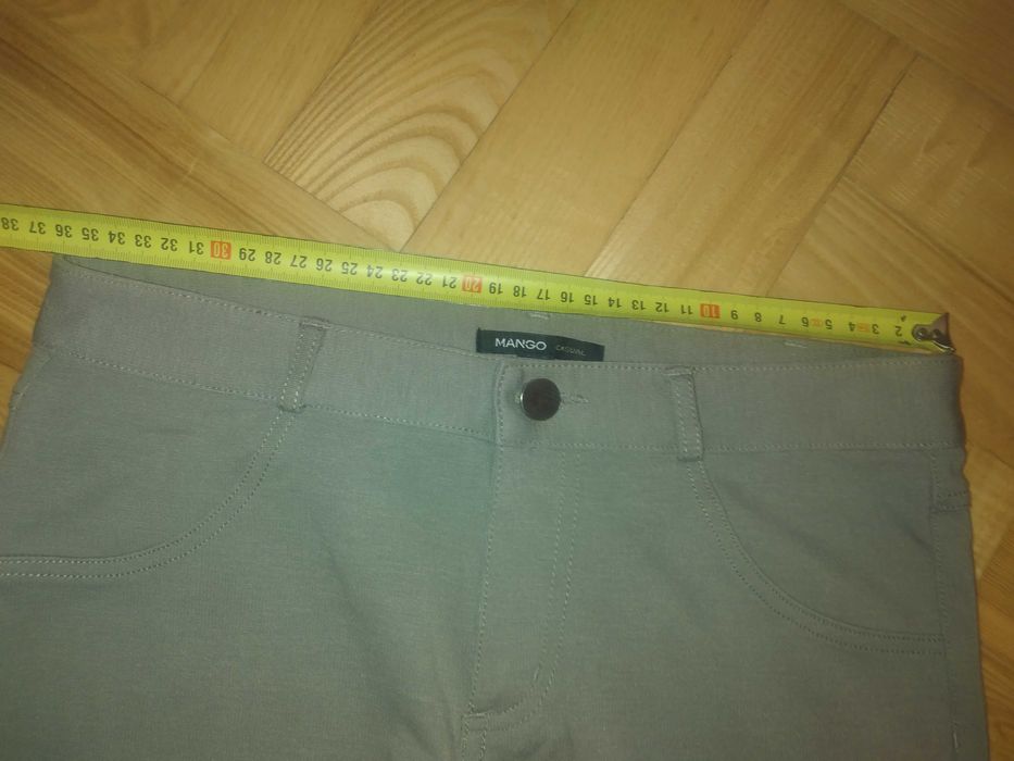 Spodnie damskie mango casual m 38 rurki