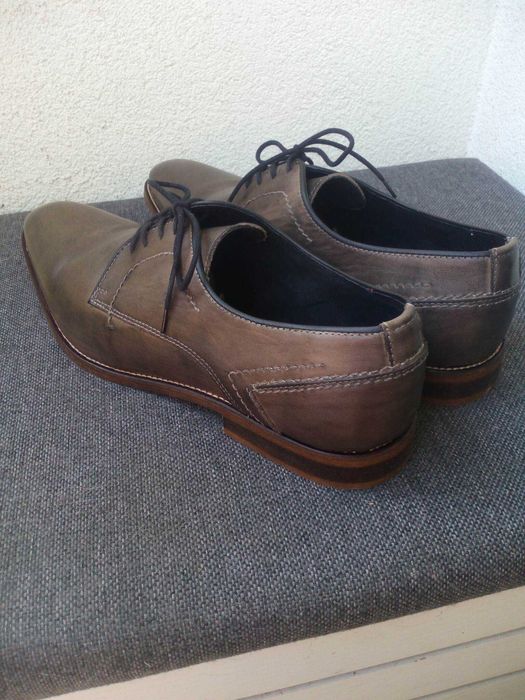 Półbuty eleganckie nowe skóra 45