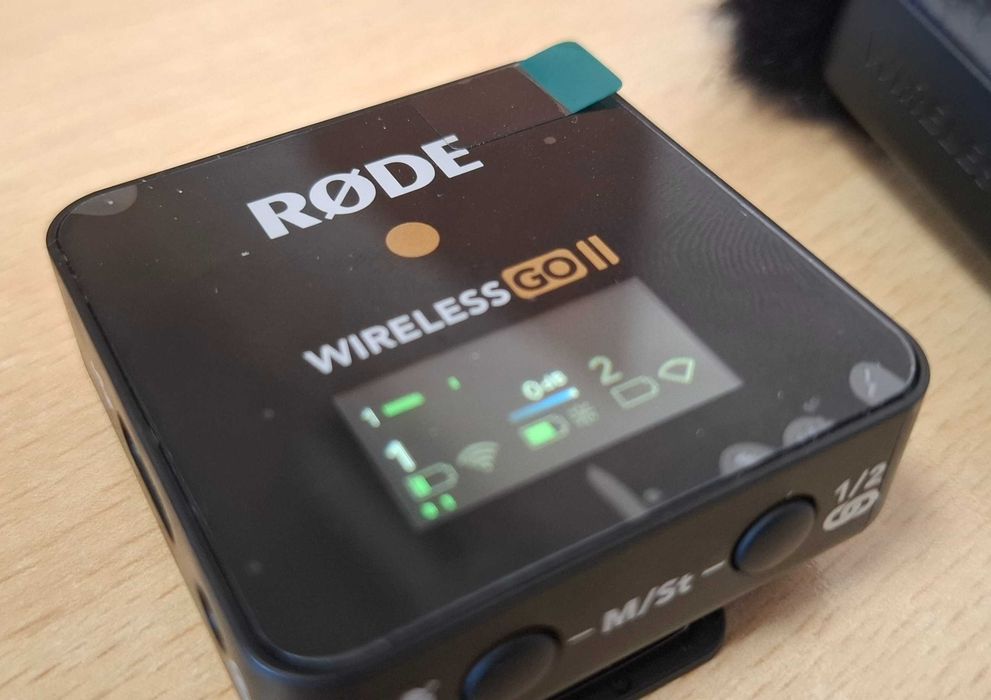 Rode Wireless Go II - Dwa mikrofony - Odpakowany - nie używany do nagrań - 2TX 1RX
