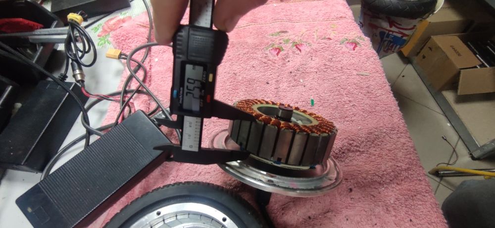 Мотор колесо 6.5" с медной обмоткой ветрогенератор, рабочее состояние