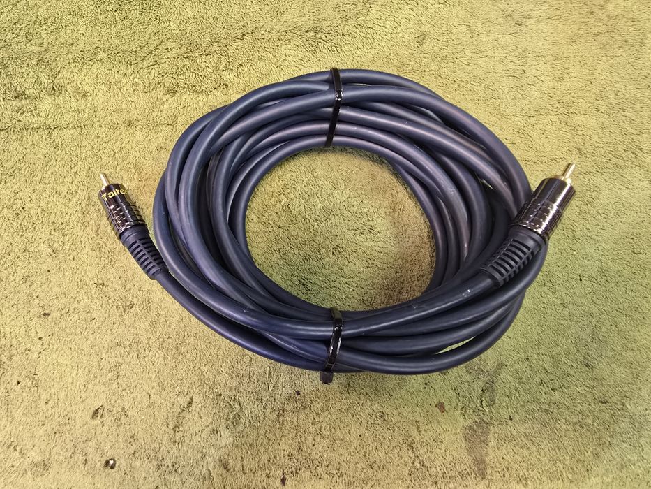 TAITECH kabel RCA do subwoofera 5 m.