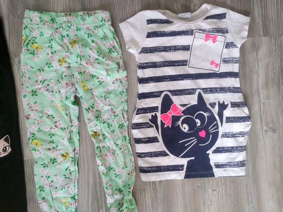 Zestaw ubrań H&M legginsy sukienka disney merida rozm.110