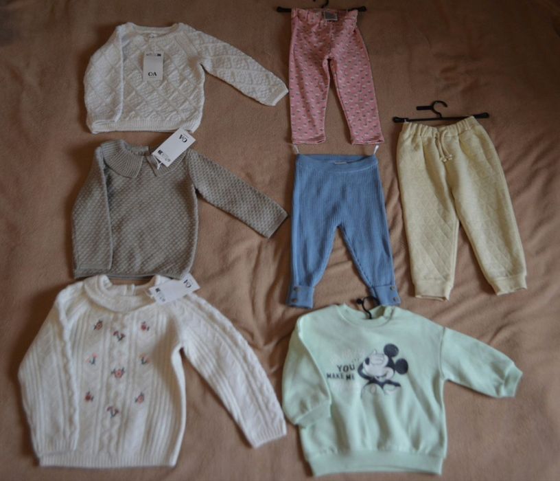 Дитячі речі для дівчат і хлопчиків до 2-х років. Нове